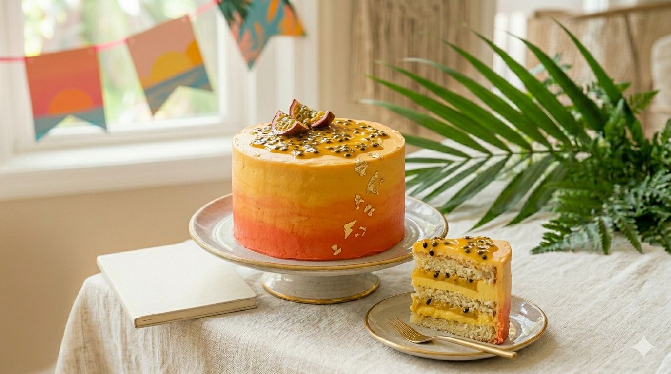 The Caribbean Sunset Cake